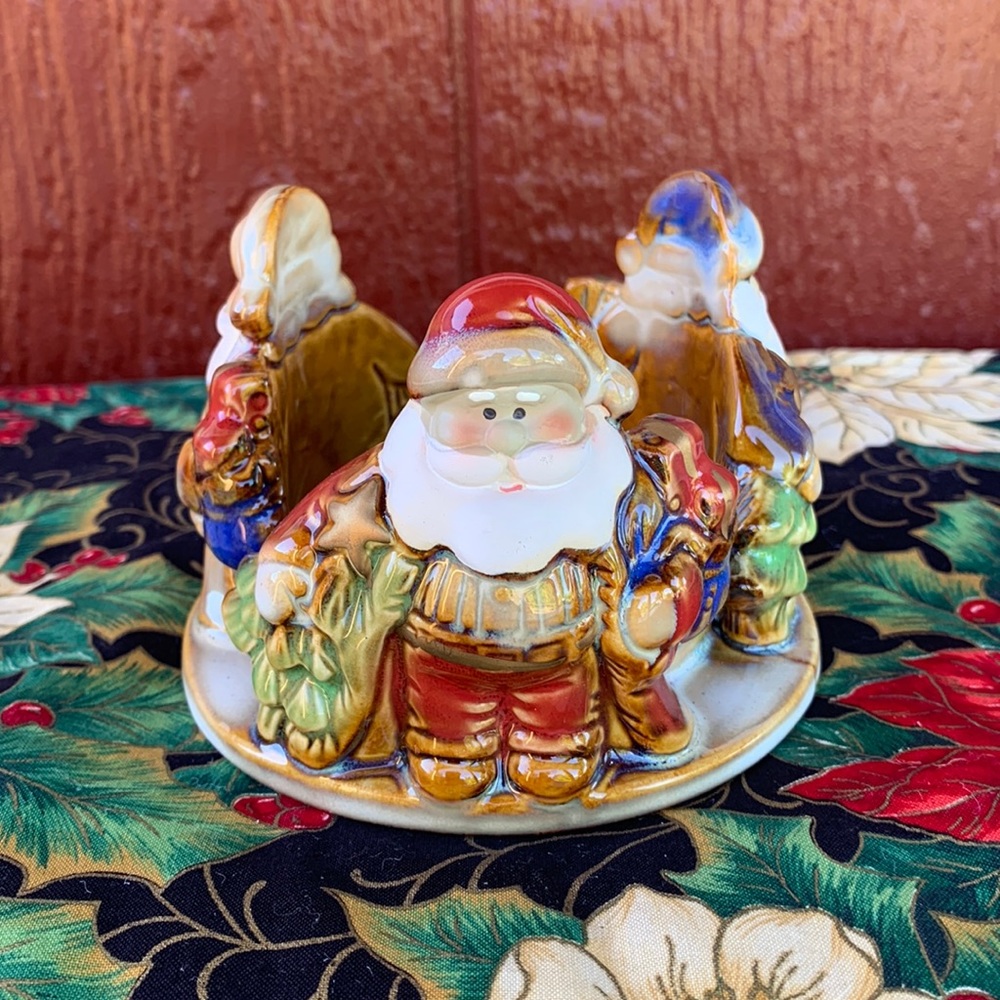 🎄 Santa Candle Holder